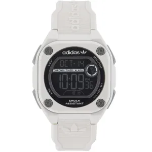 Adidas Men's Originals City Tech Two Black Dial Watch