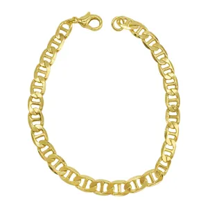 Adornia 7mm Mariner Chain Bracelet gold 9"