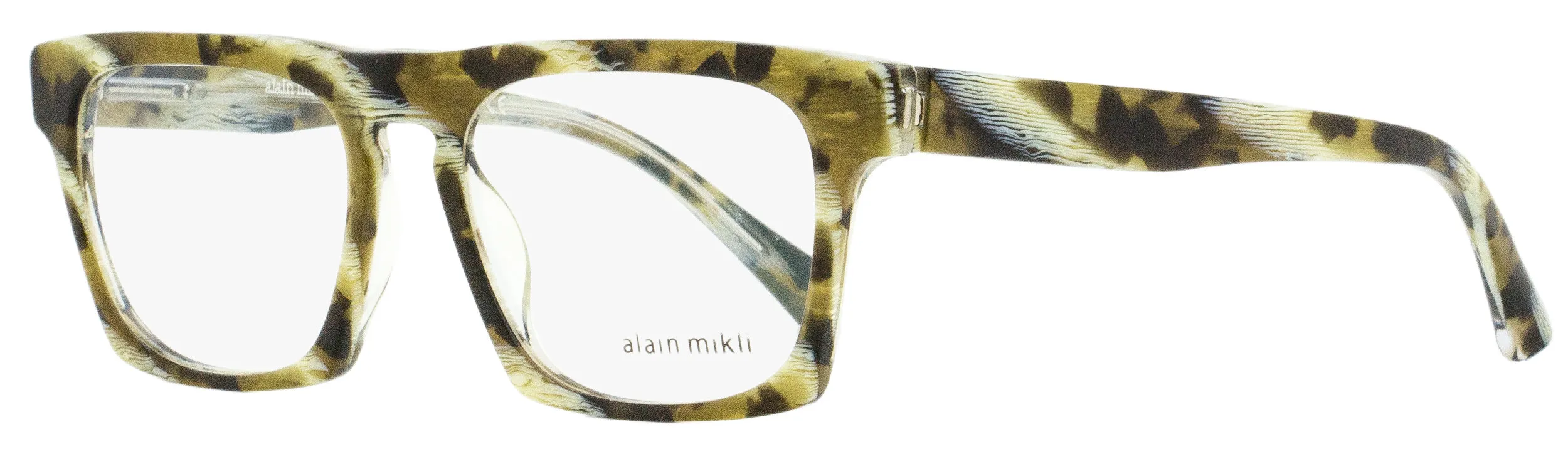 Alain Mikli Men's No861 Eyeglasses A03099 004 Brown Tortoise Horn 54mm