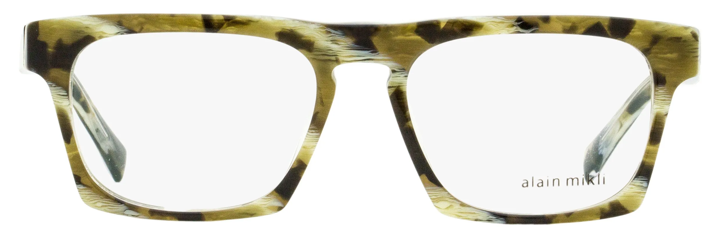 Alain Mikli Men's No861 Eyeglasses A03099 004 Brown Tortoise Horn 54mm