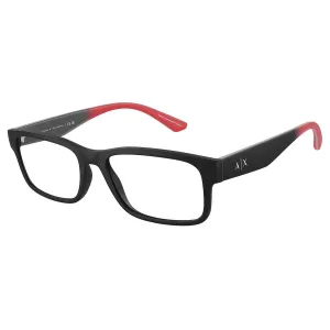 Armani Exchange Men's 56mm Matte Black Opticals
