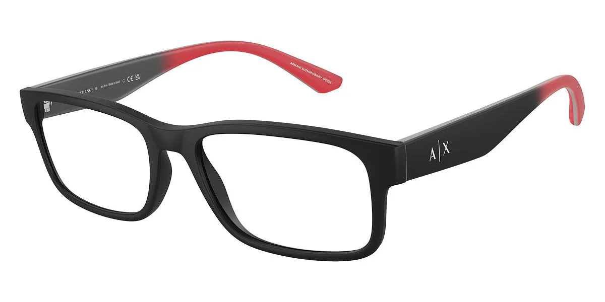 Armani Exchange Men's 56mm Matte Black Opticals