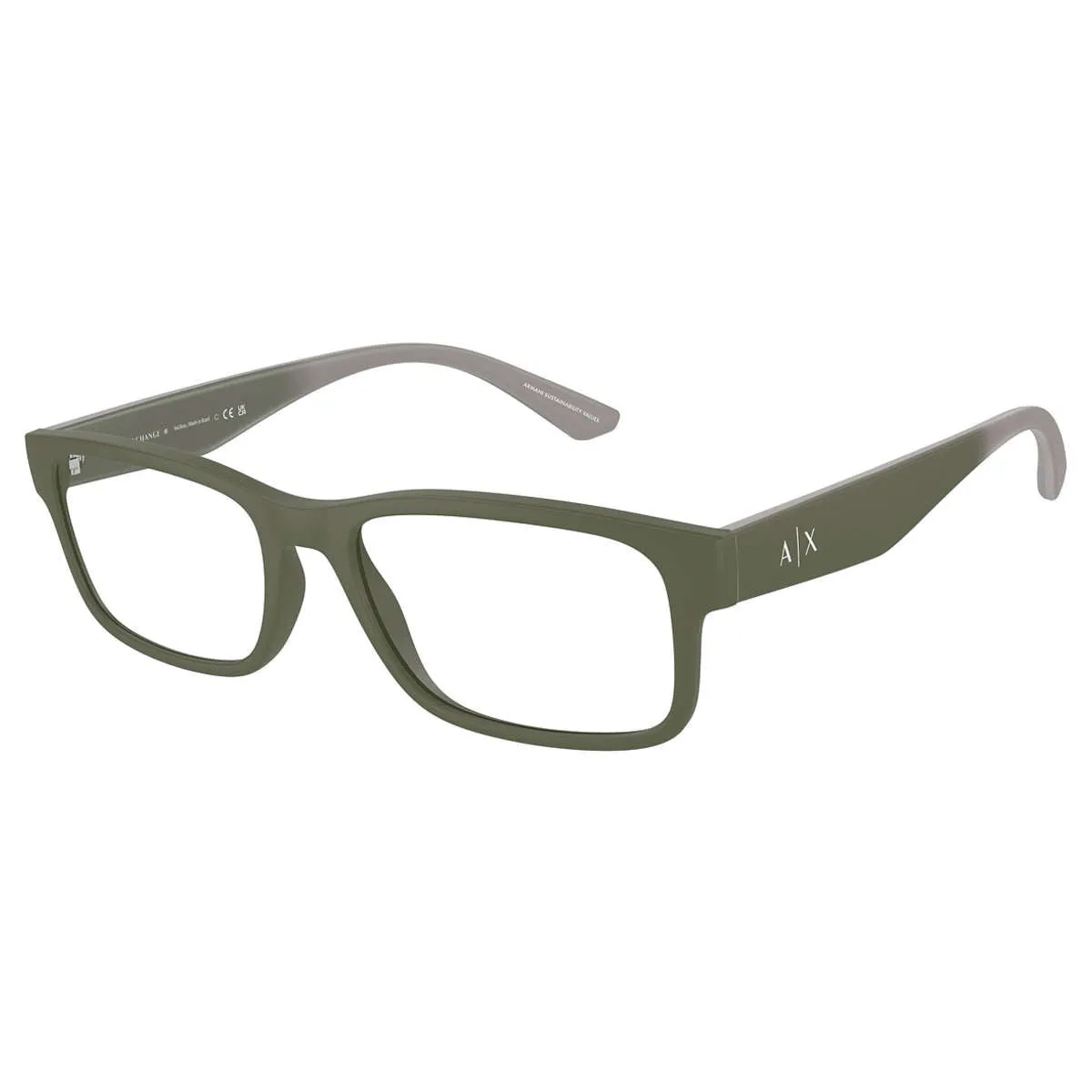 Armani Exchange Men's 56mm Matte Green Opticals
