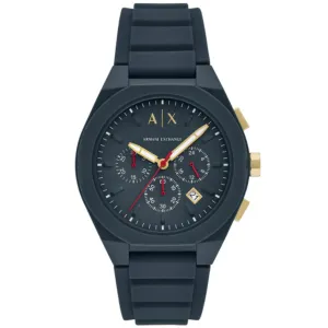Armani Exchange Men's Rafael Blue Dial Watch