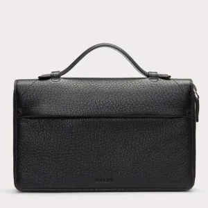 Bally Magus Men's 6219902 Black Leather Clutch Wallet