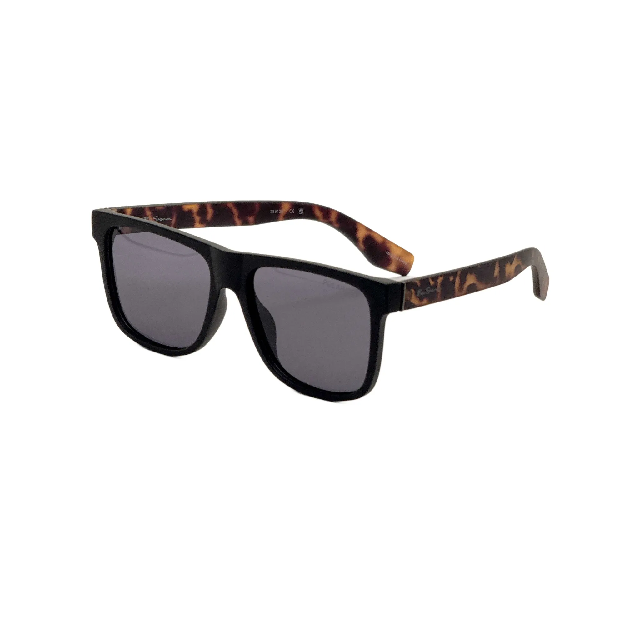Ben Sherman Men's Louie 56 mm Black Sunglasses