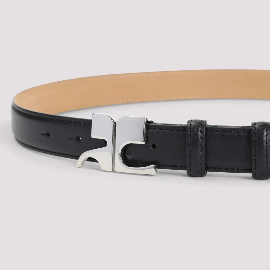 Black Leather Belt