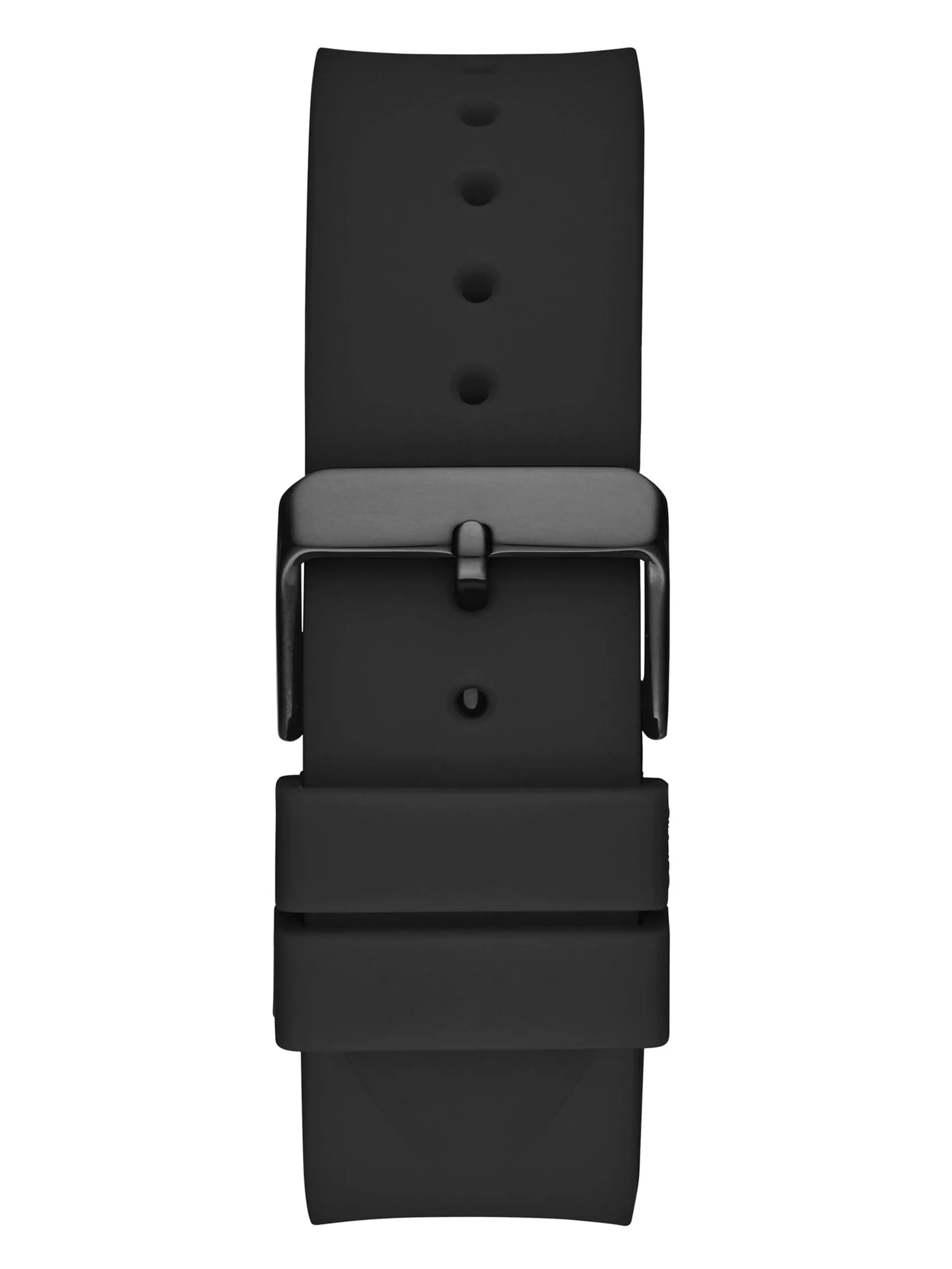 Black Multifunction Silicon Watch