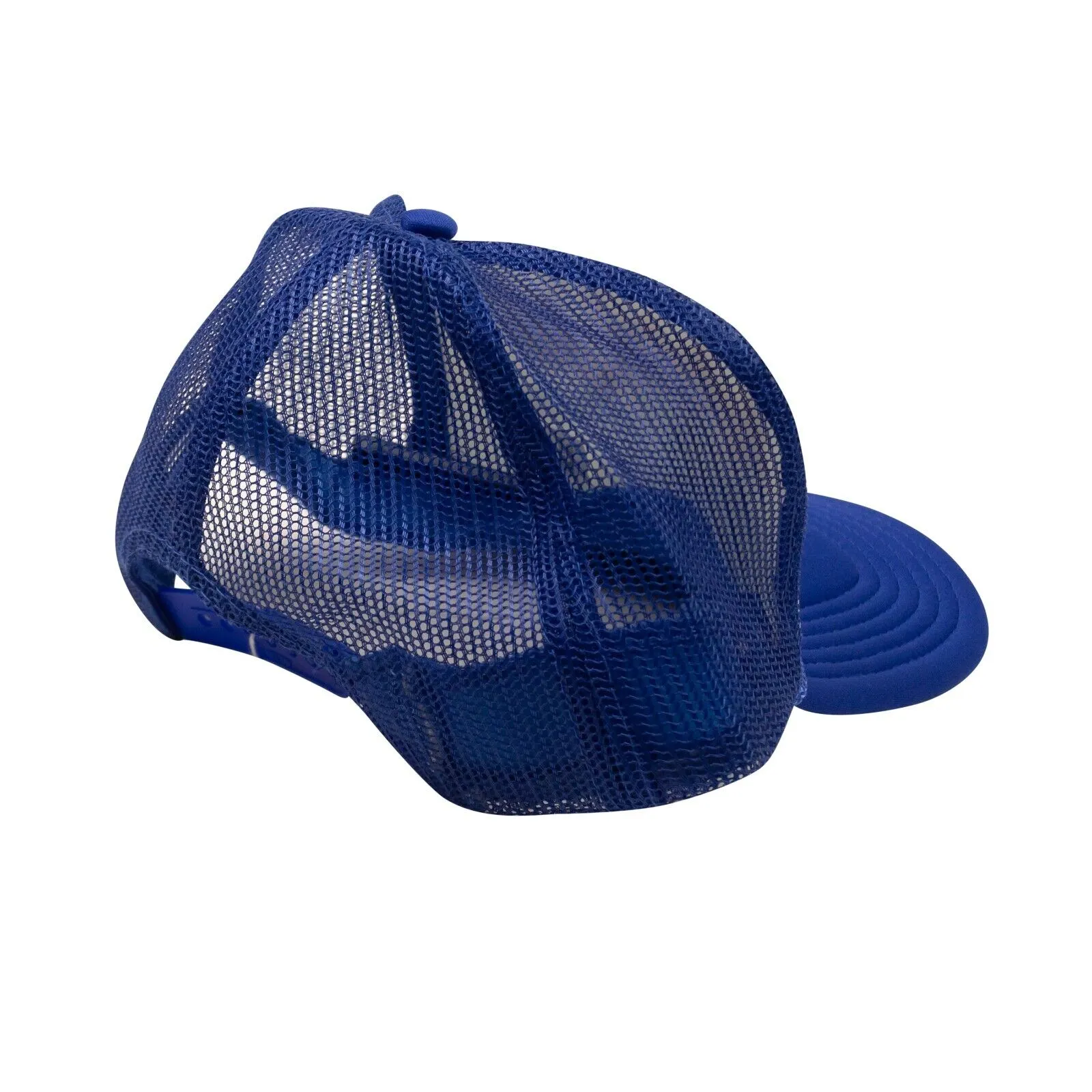 Blue And White Working Like a Sicko Trucker Hat