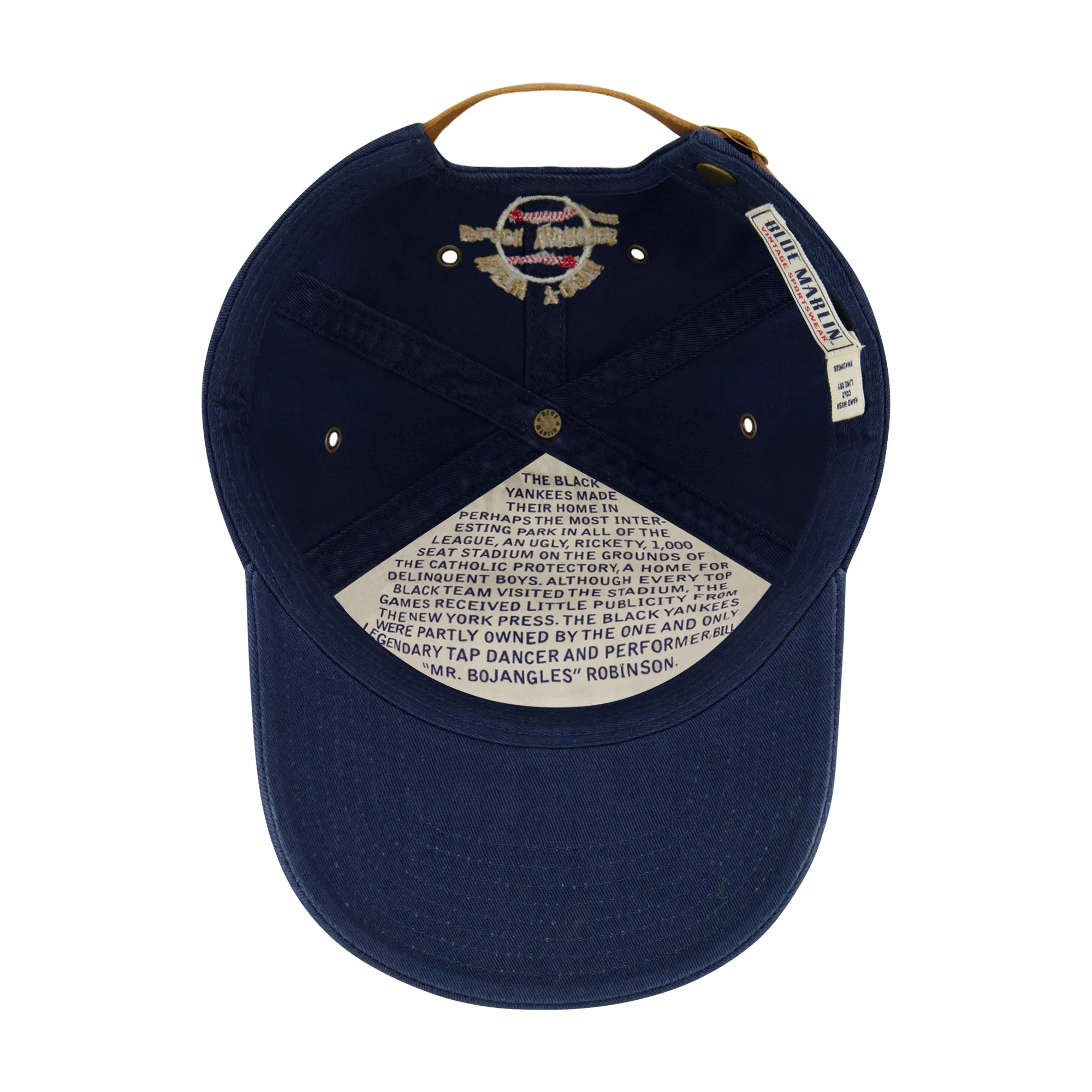 Blue Marlin NY Black Yankees Baseball Hat