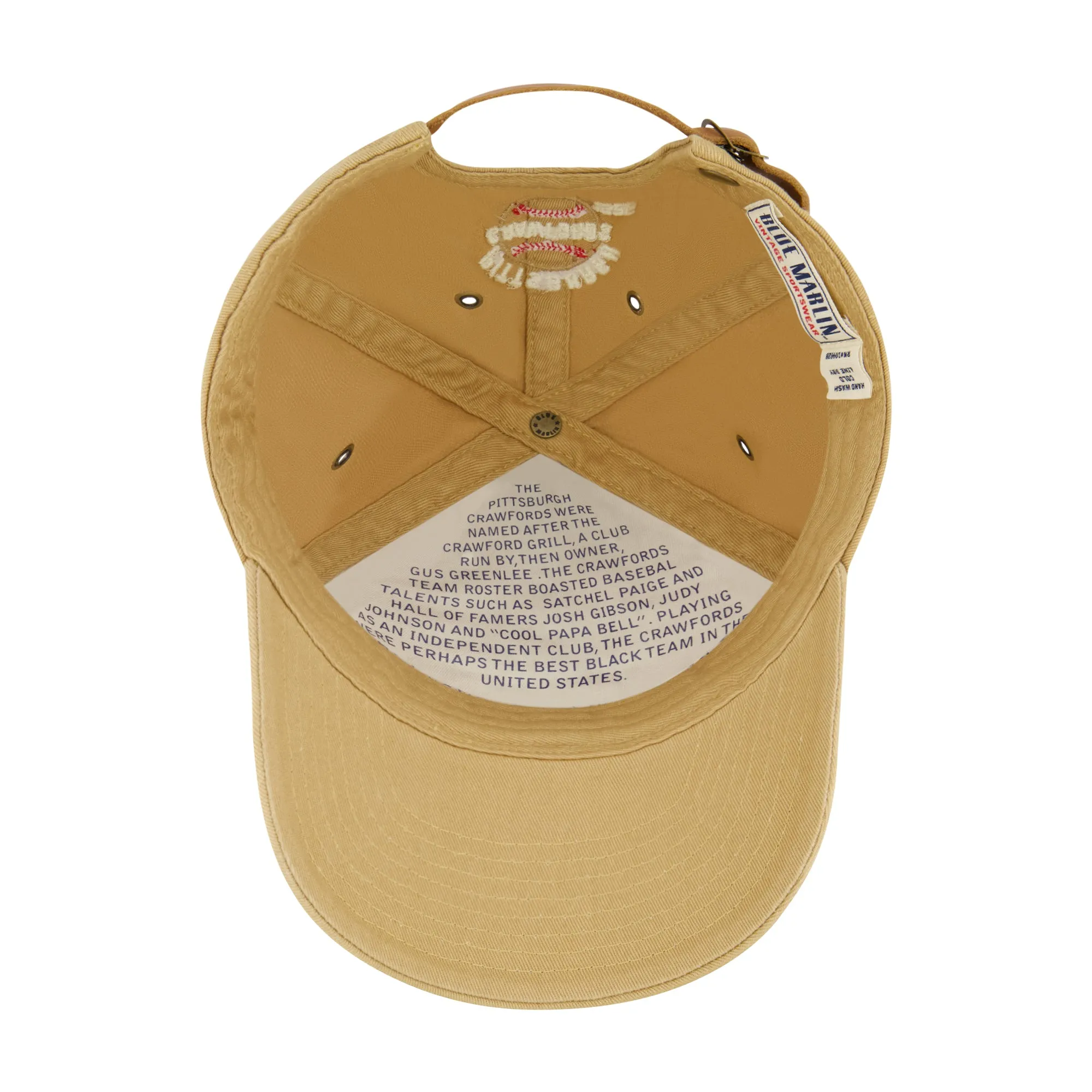 Blue Marlin Pittsburgh Crawfords 1926 Baseball Cap