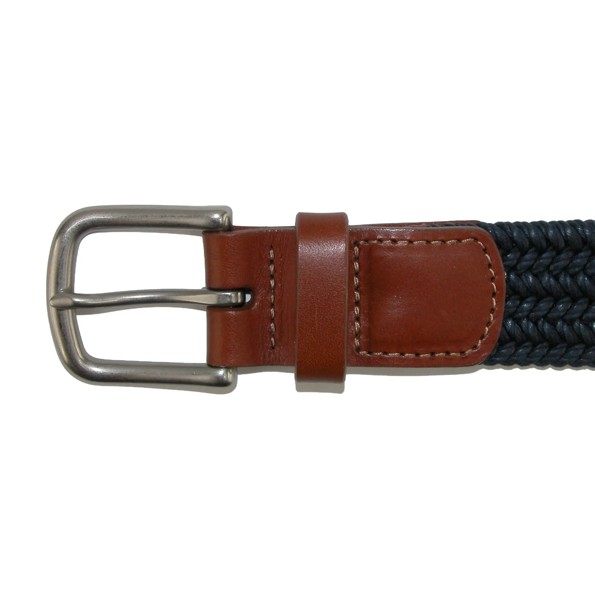 Boca Braided Waxed Cotton Stretch Belt