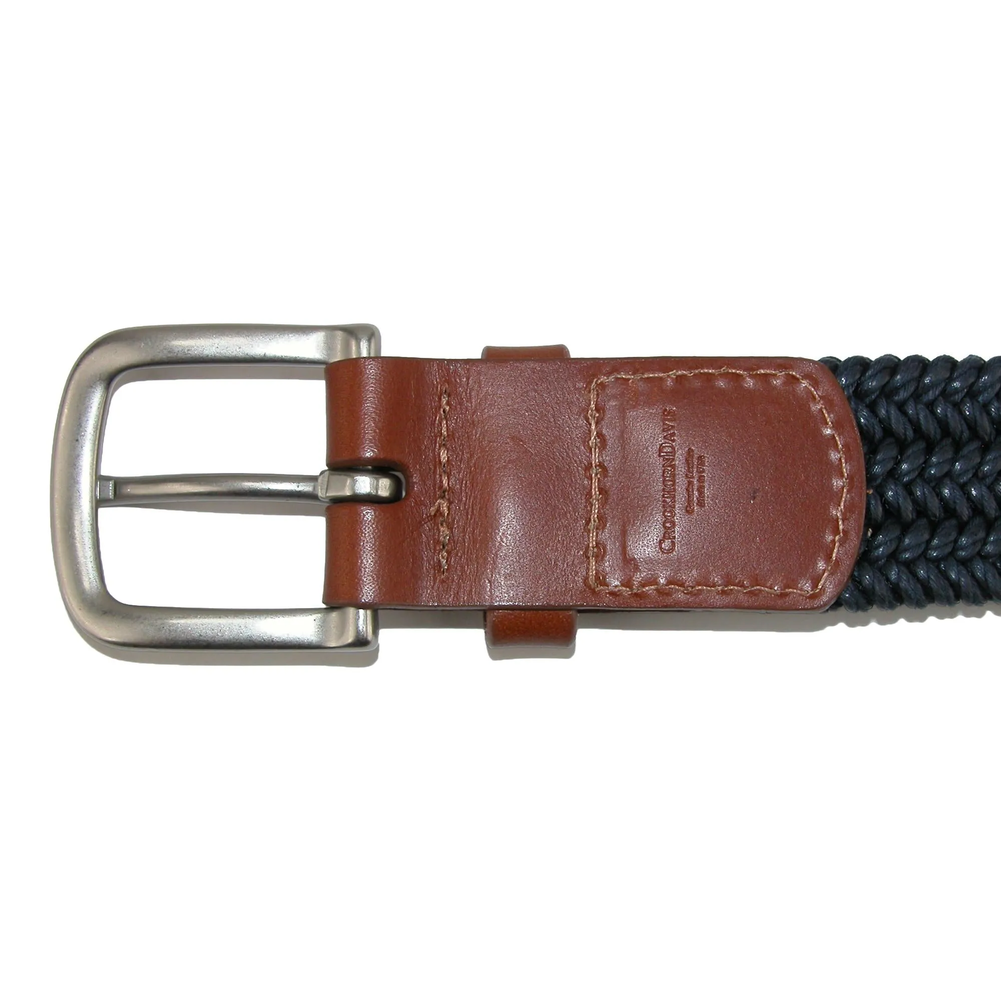 Boca Braided Waxed Cotton Stretch Belt