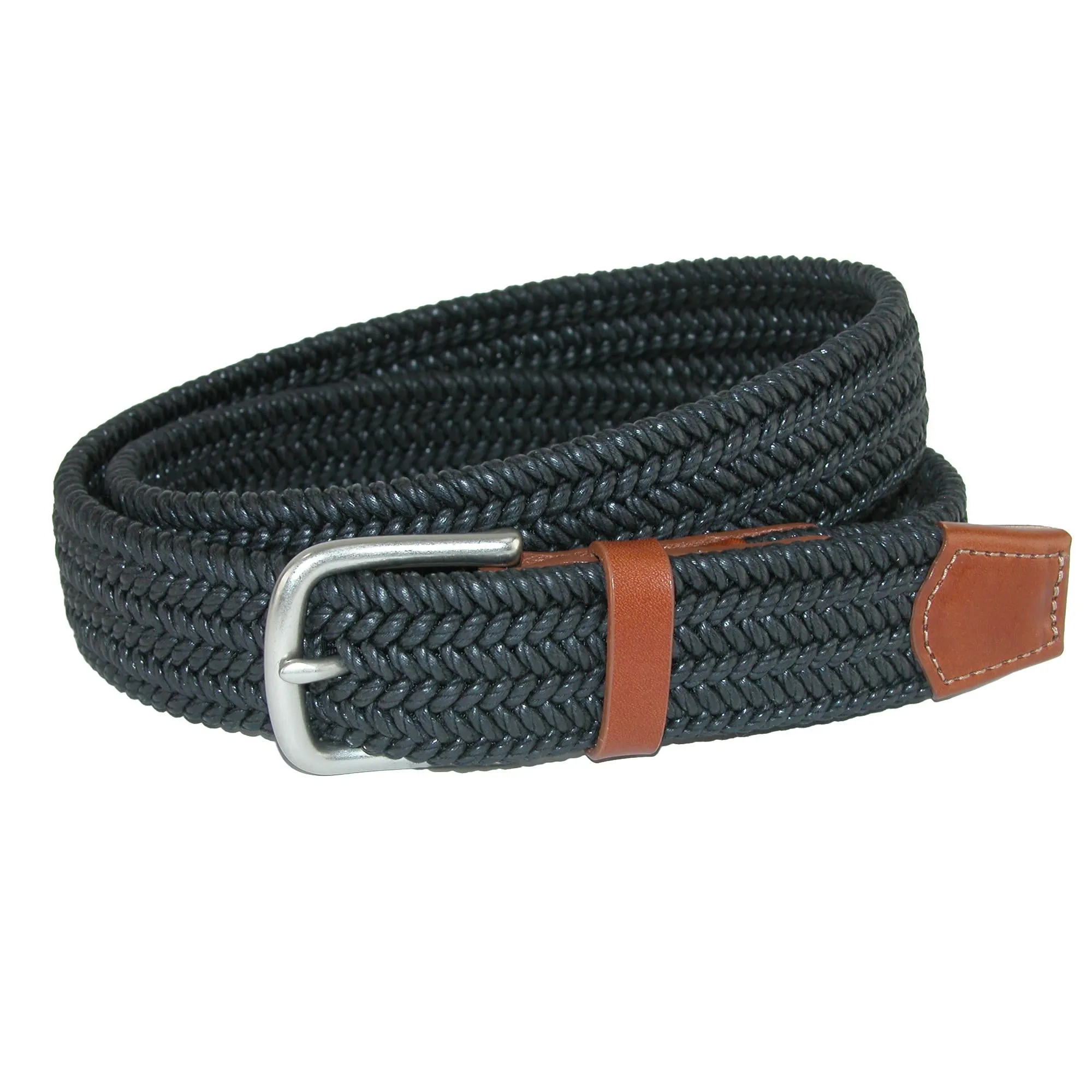 Boca Braided Waxed Cotton Stretch Belt
