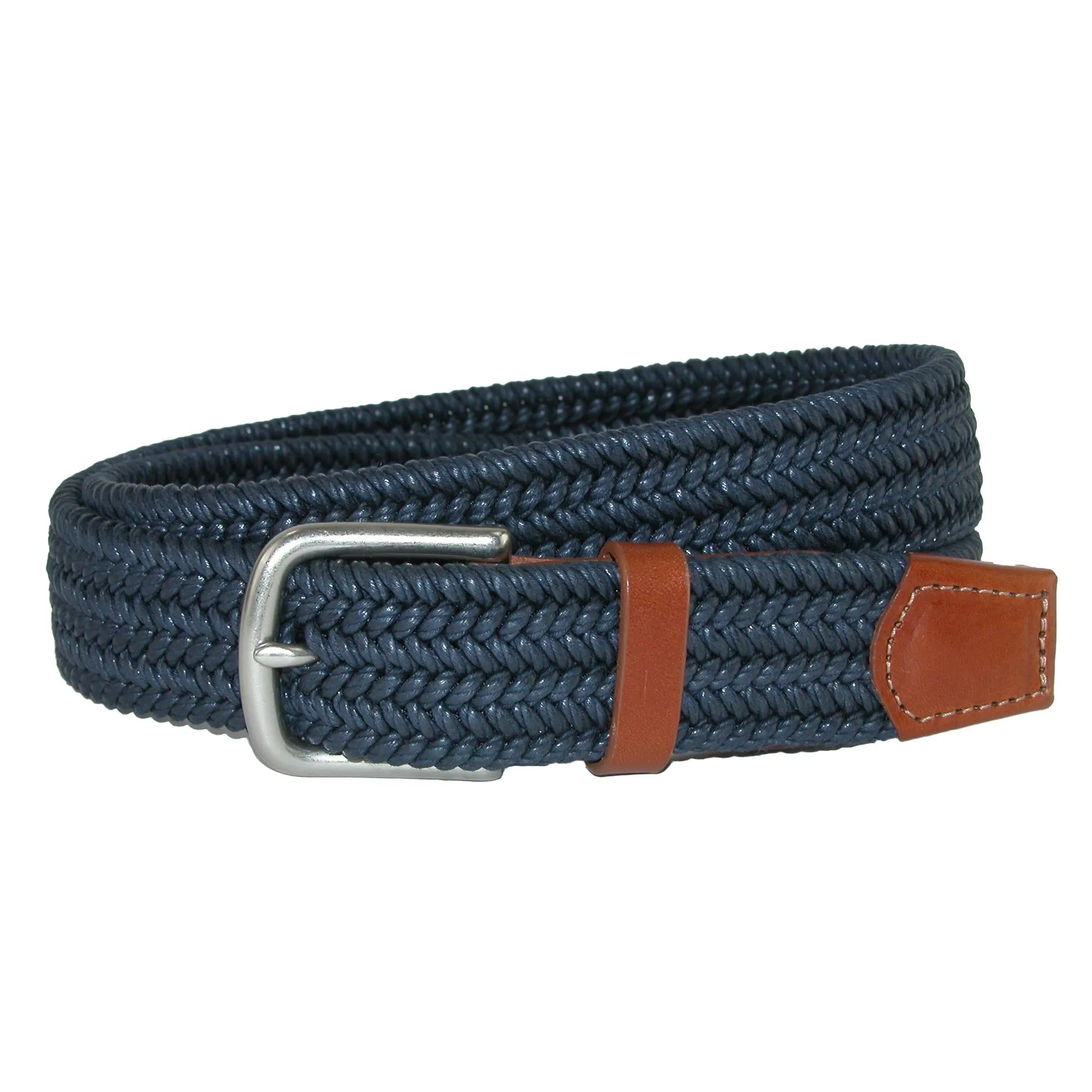 Boca Braided Waxed Cotton Stretch Belt