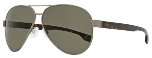 Boss Men's Pilot Sunglasses 1560/O/S R8170 Matte Ruthenium/Havana 63mm