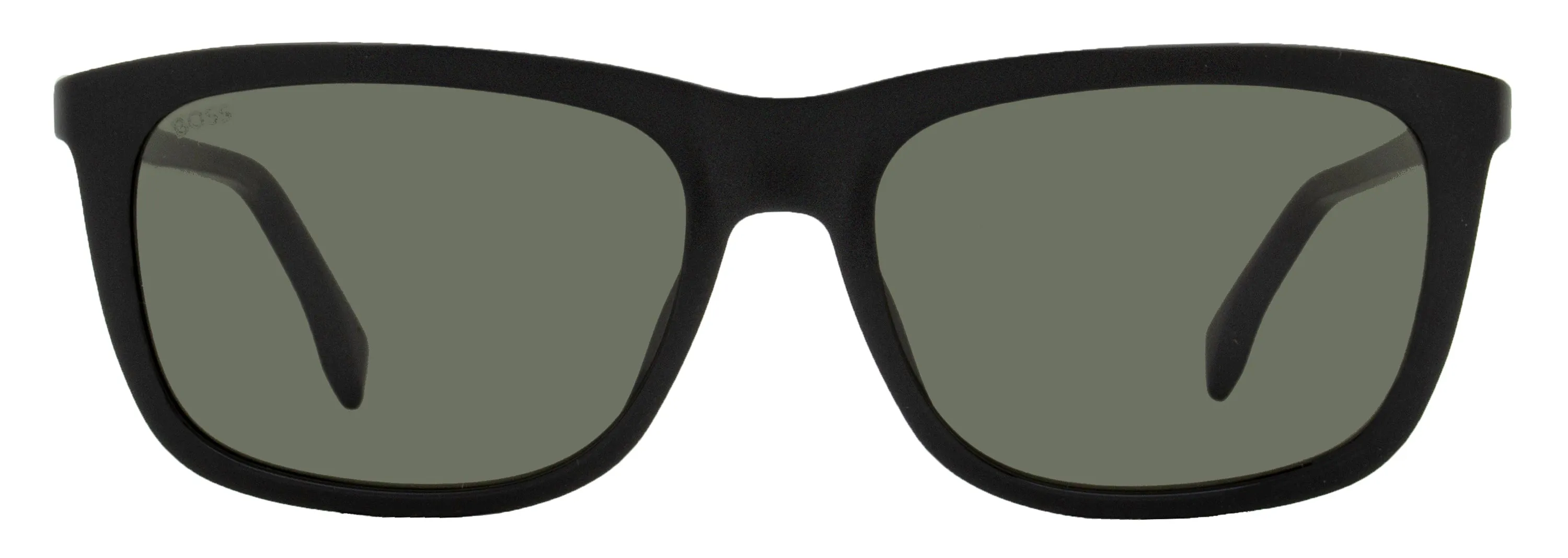 Boss Men's Rectangular Sunglasses B1489/S 807IR Black 57mm