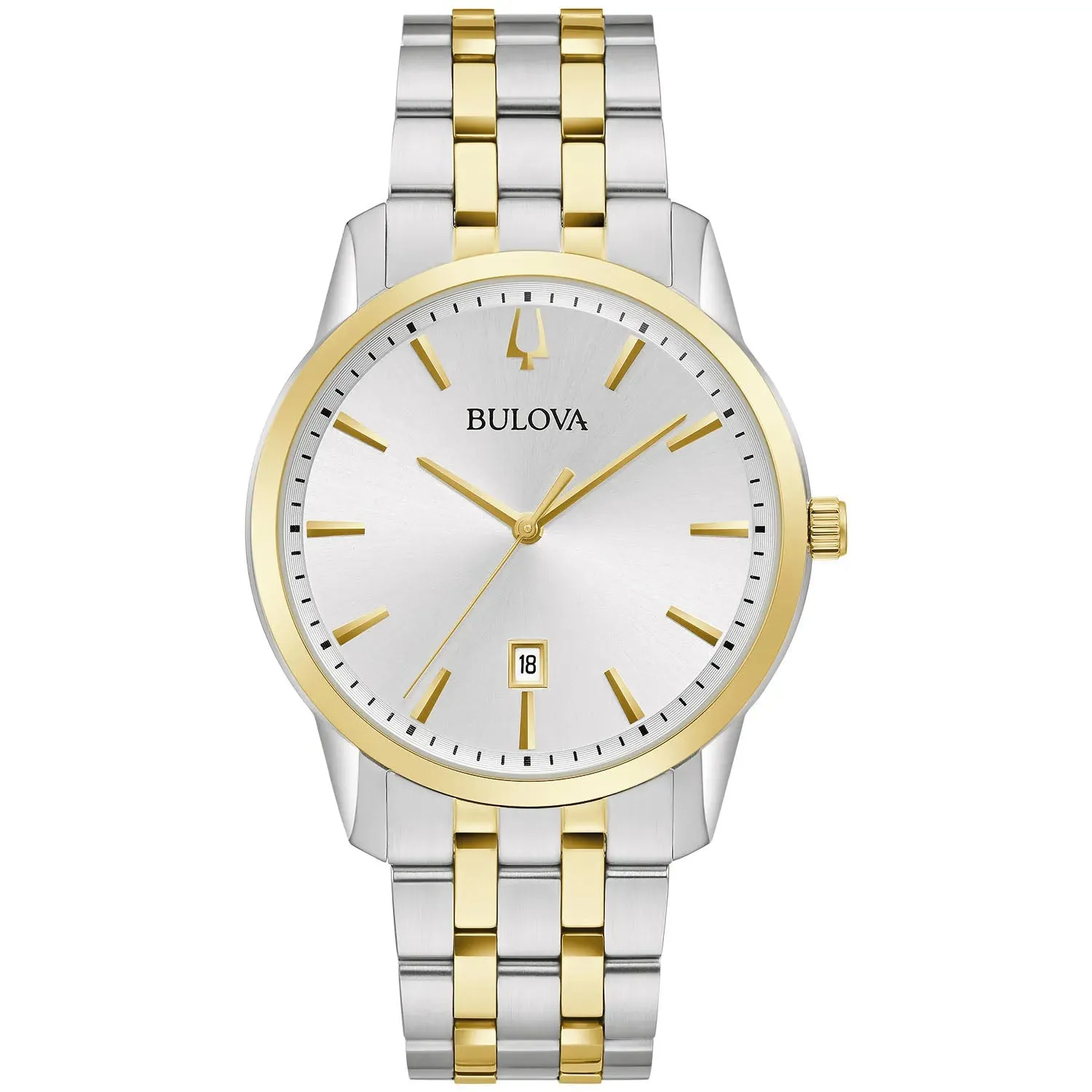Bulova Men's Classic Silver Dial Watch