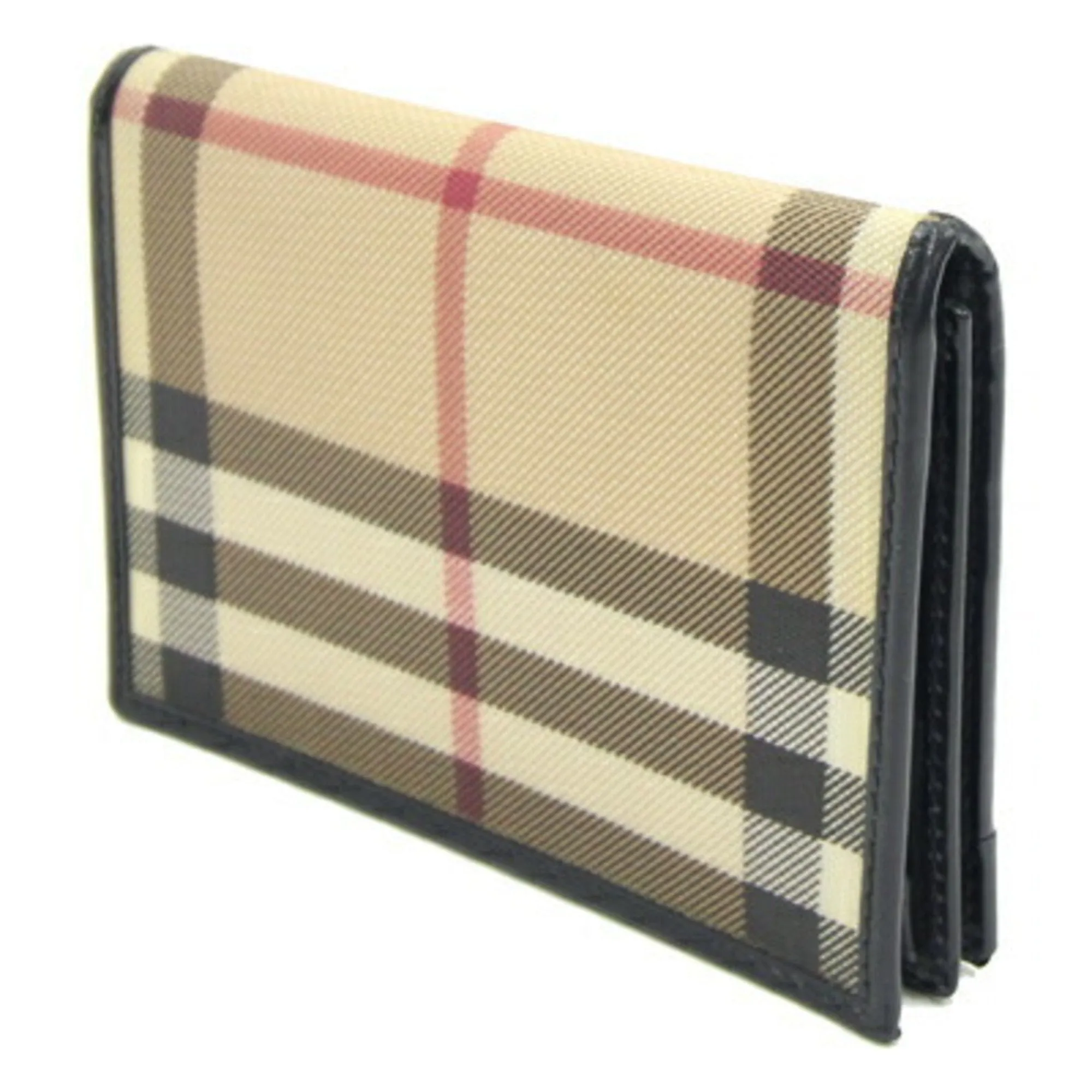 Burberry  Pvc Leather Business Card Case (Pre-Owned)