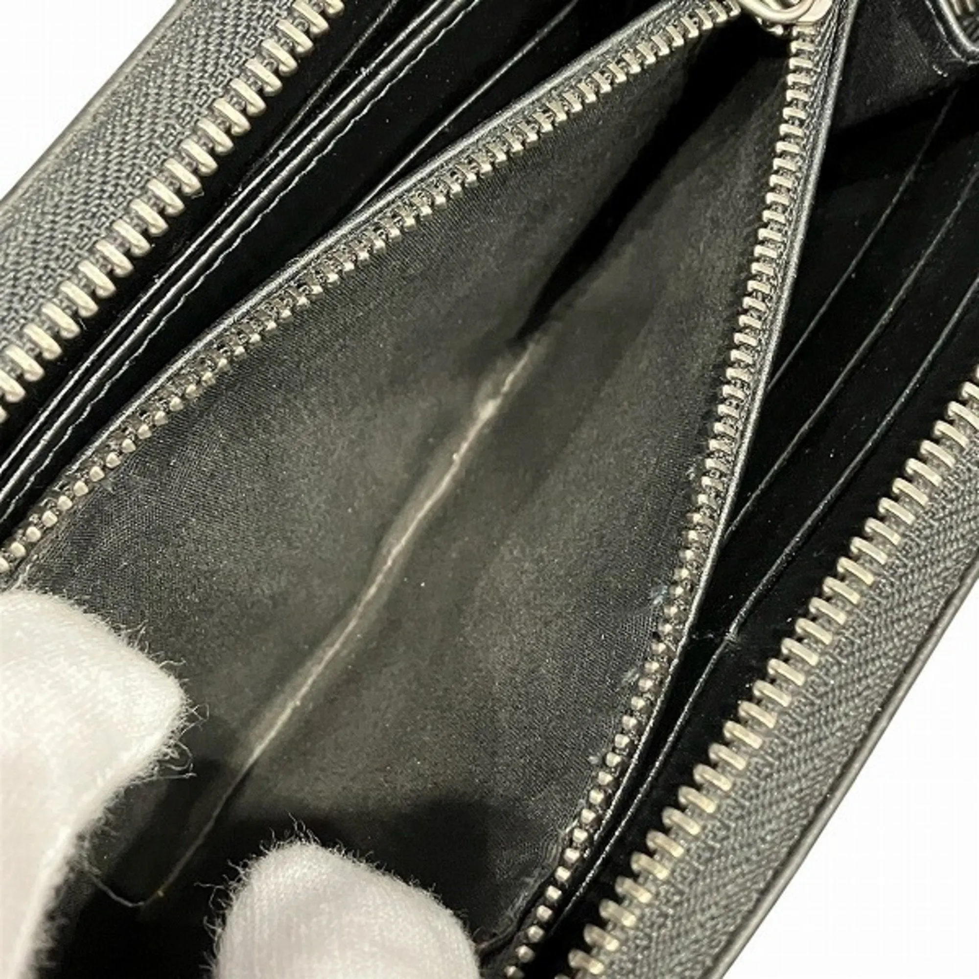 Bvlgari Leather Long Wallet (Bi-Fold) (Pre-Owned)