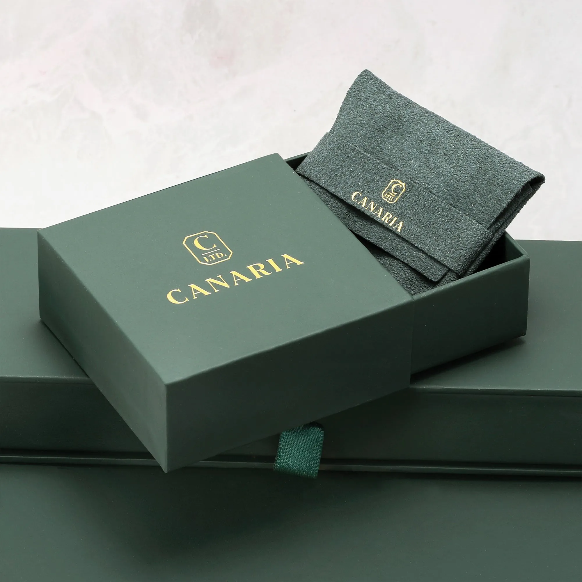 Canaria Men's 6.5mm 10kt Yellow Gold Figaro-Link Bracelet