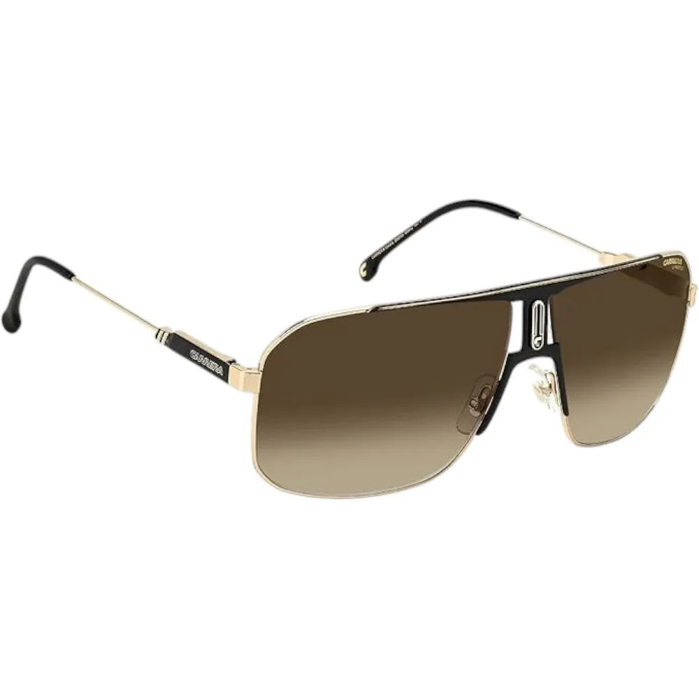 Carrera 1043/S Men's Gold Frame Brown Gradient Lens Sunglasses 65-12-140