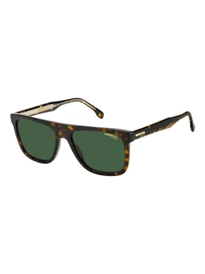 Carrera 267/S HA Unisex Brown Tortoise Gold/Green 56-18-150 Sunglasses