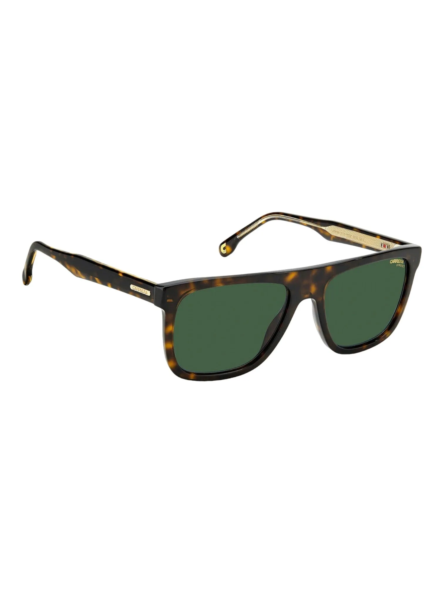 Carrera 267/S HA Unisex Brown Tortoise Gold/Green 56-18-150 Sunglasses