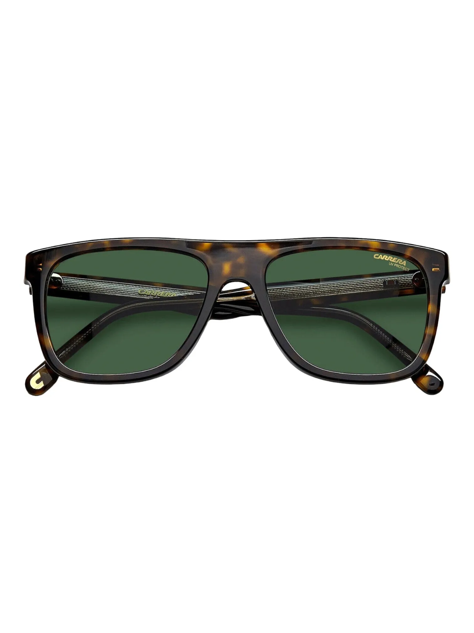 Carrera 267/S HA Unisex Brown Tortoise Gold/Green 56-18-150 Sunglasses