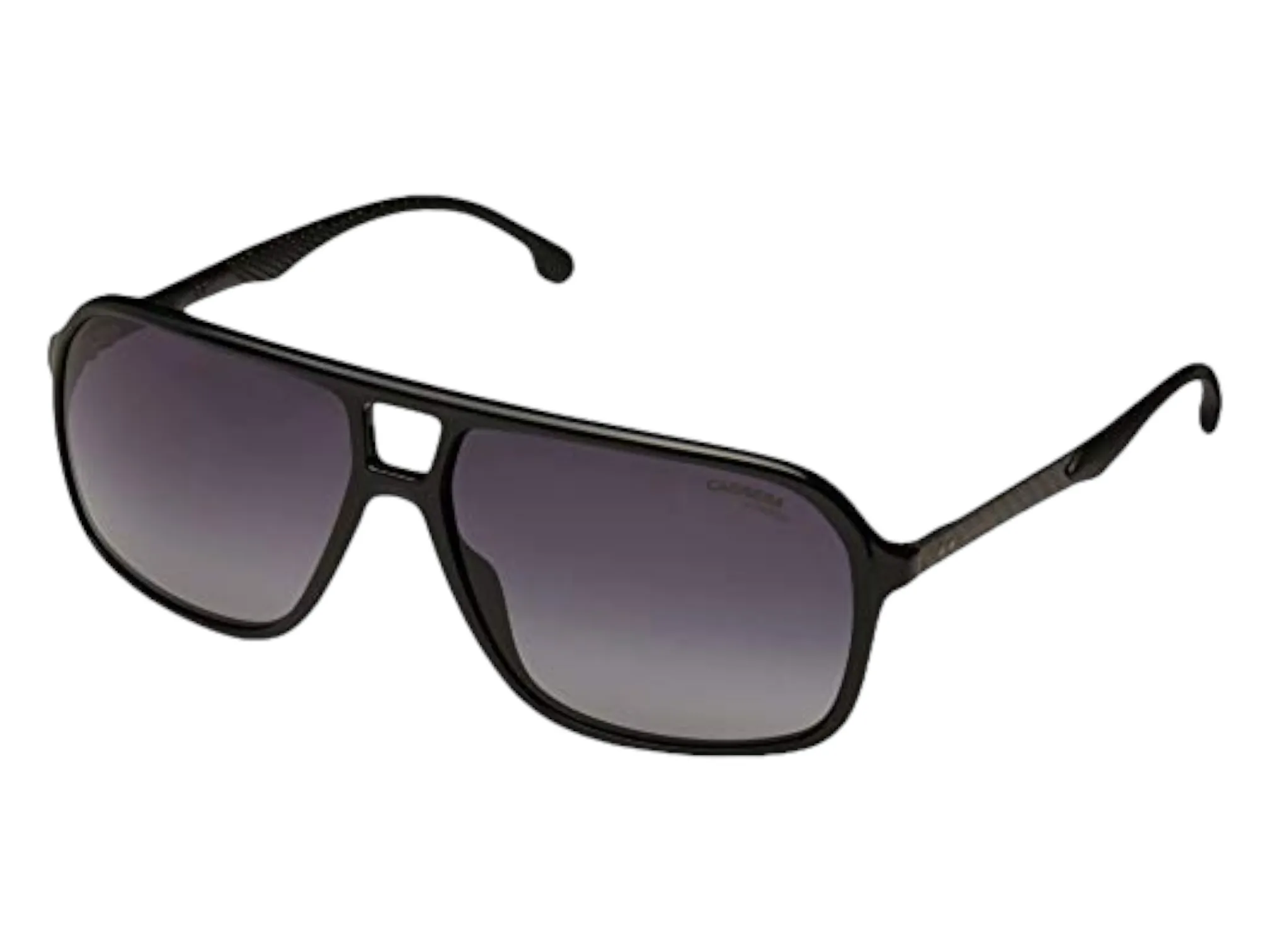 CARRERA Men's 8035/S Black Frame Gradient Lens Aviator Sunglasses