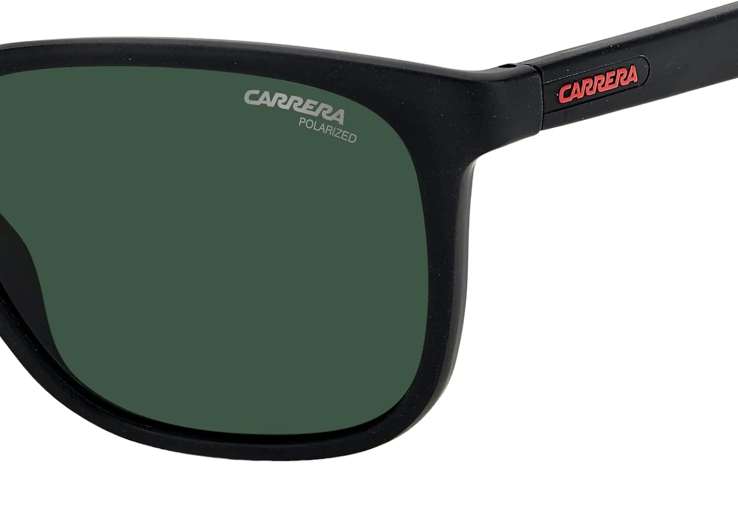 CARRERA Men's 8046/S Matte Black Frame Green Polarized Lens Sunglasses