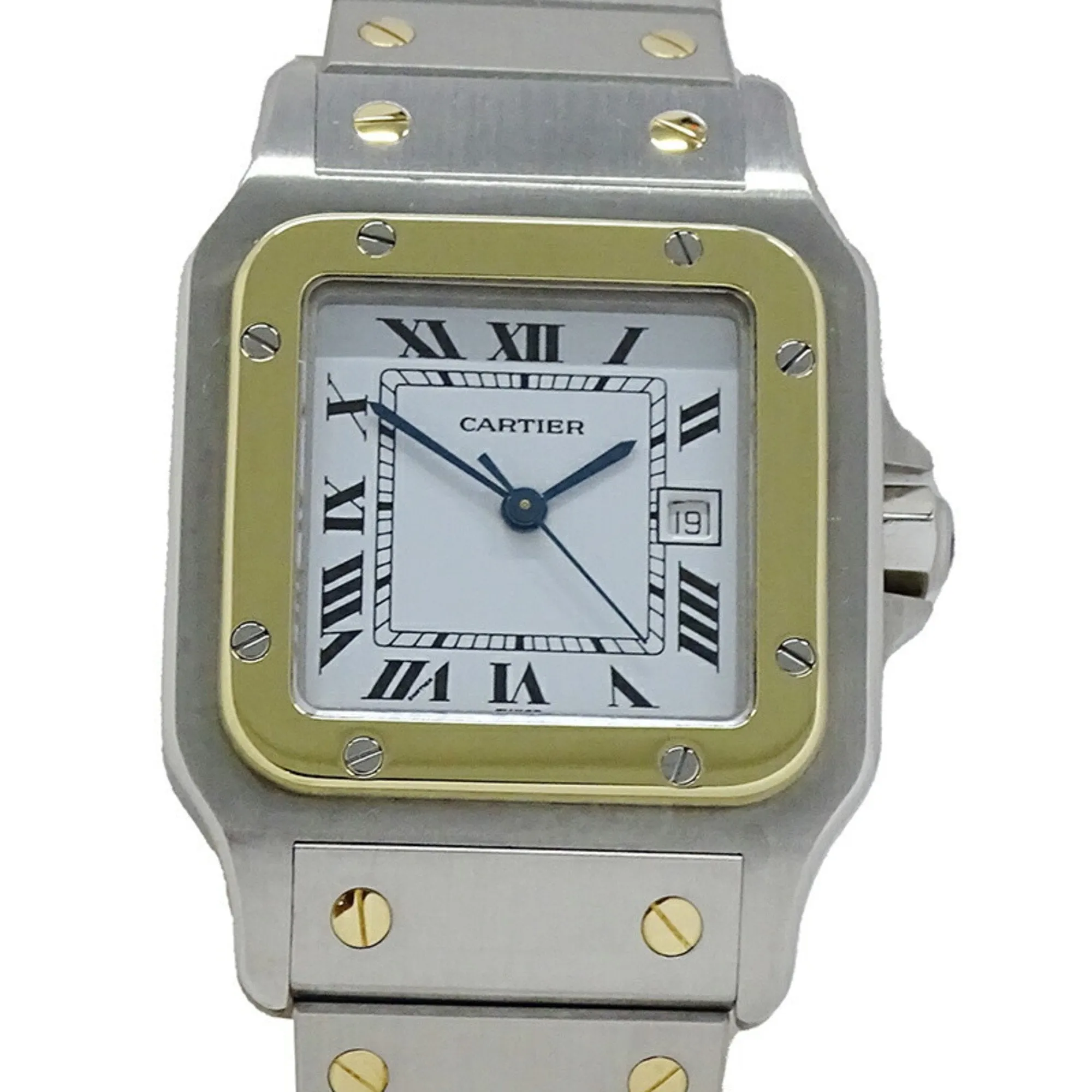 Cartier Stainless Steel yellow gold Wristwatch (Pre-Owned)