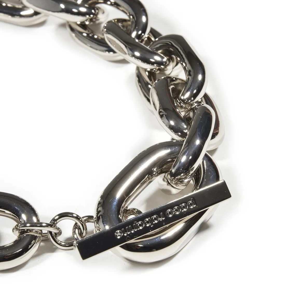 Chain Necklace In Silver Metal