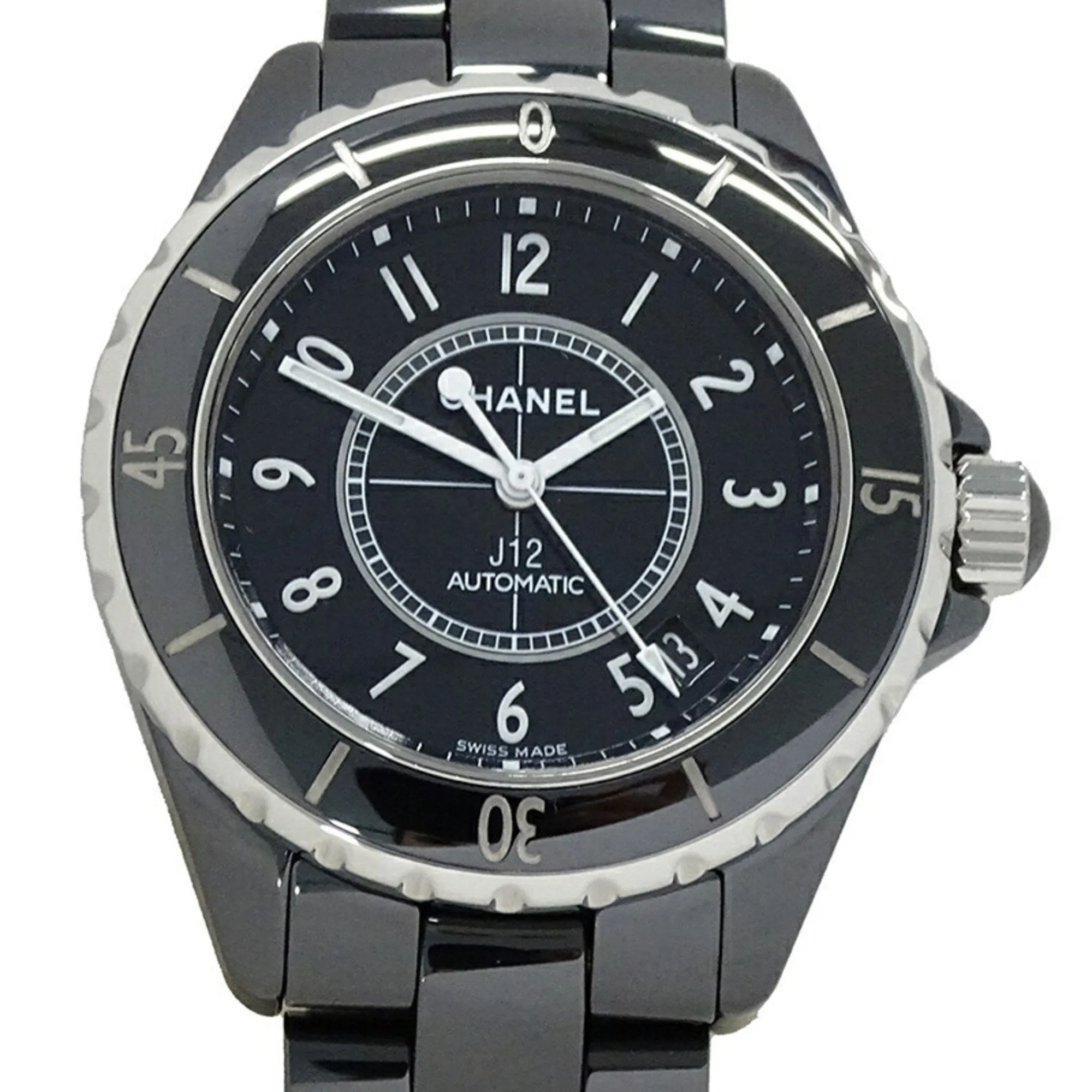 Chanel Ceramic Stainless Steel Wristwatch (Pre-Owned)