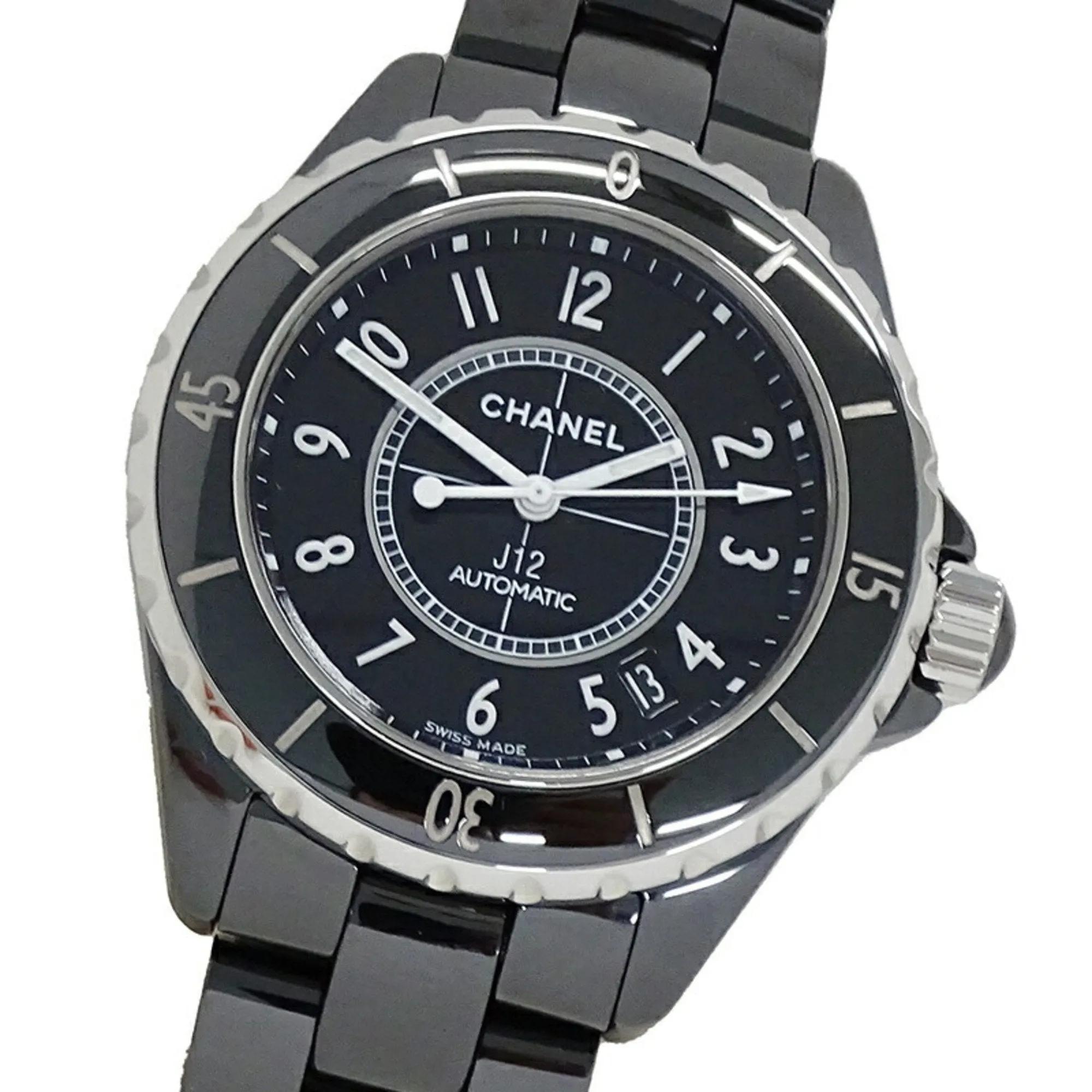 Chanel Ceramic Stainless Steel Wristwatch (Pre-Owned)