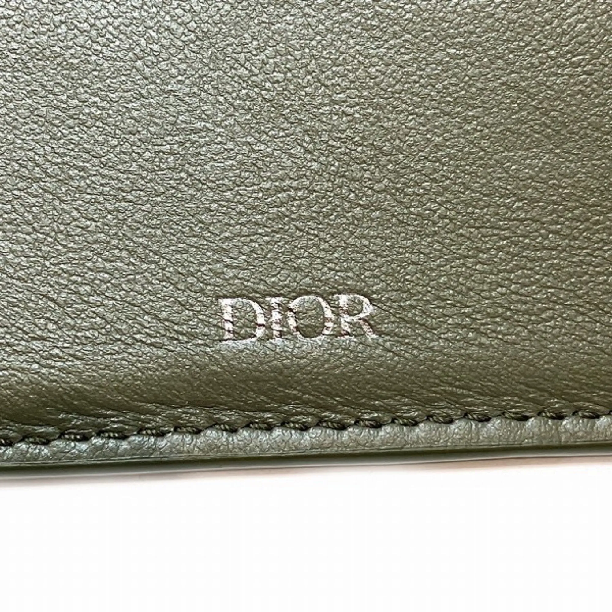 Christian Dior Leather Wallet (Bi-Fold) (Pre-Owned)
