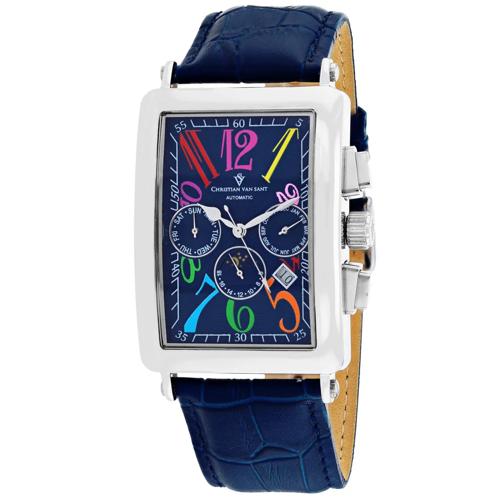 Christian Van Sant Men's Blue dial Watch