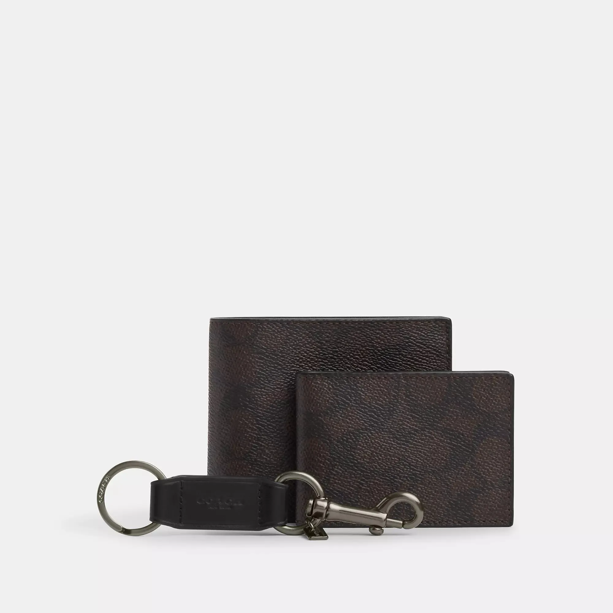 Coach Outlet Boxed 3 In 1 Wallet Gift Set In Signature Canvas
