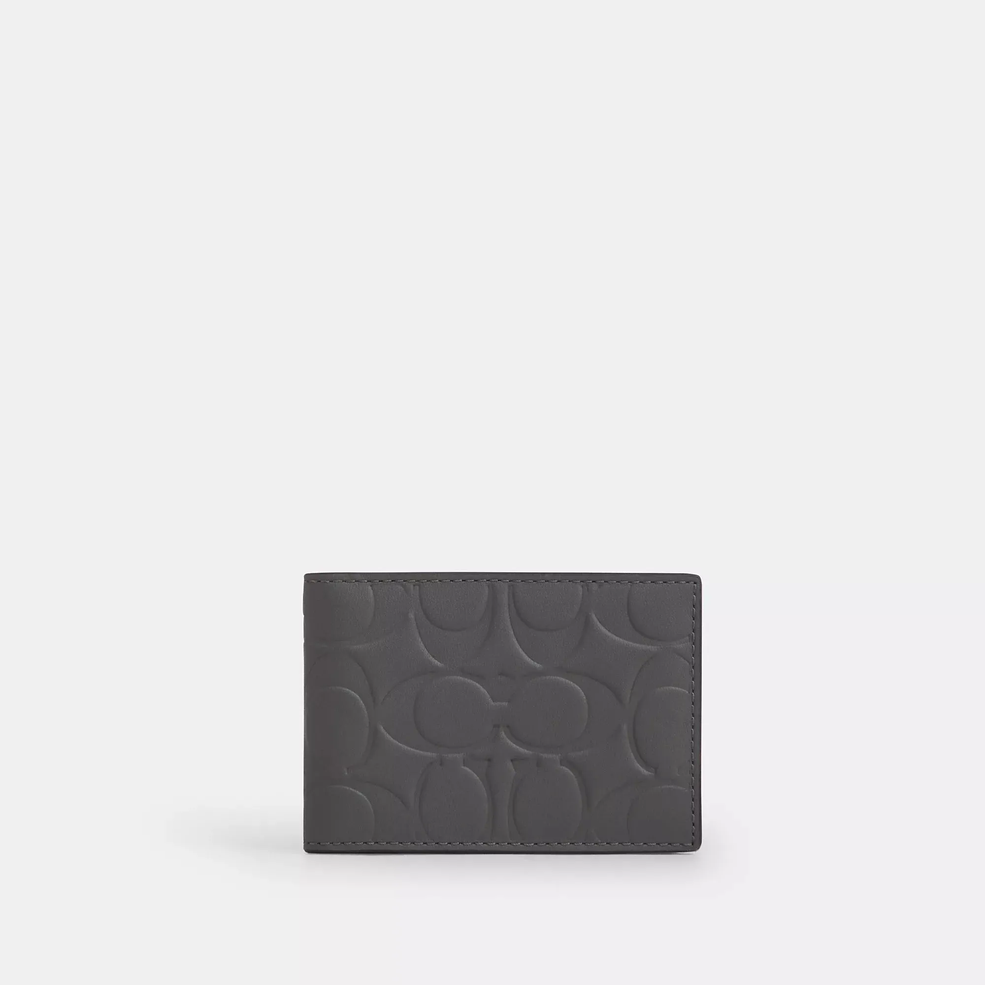 Coach Outlet Compact Billfold Wallet In Signature Leather