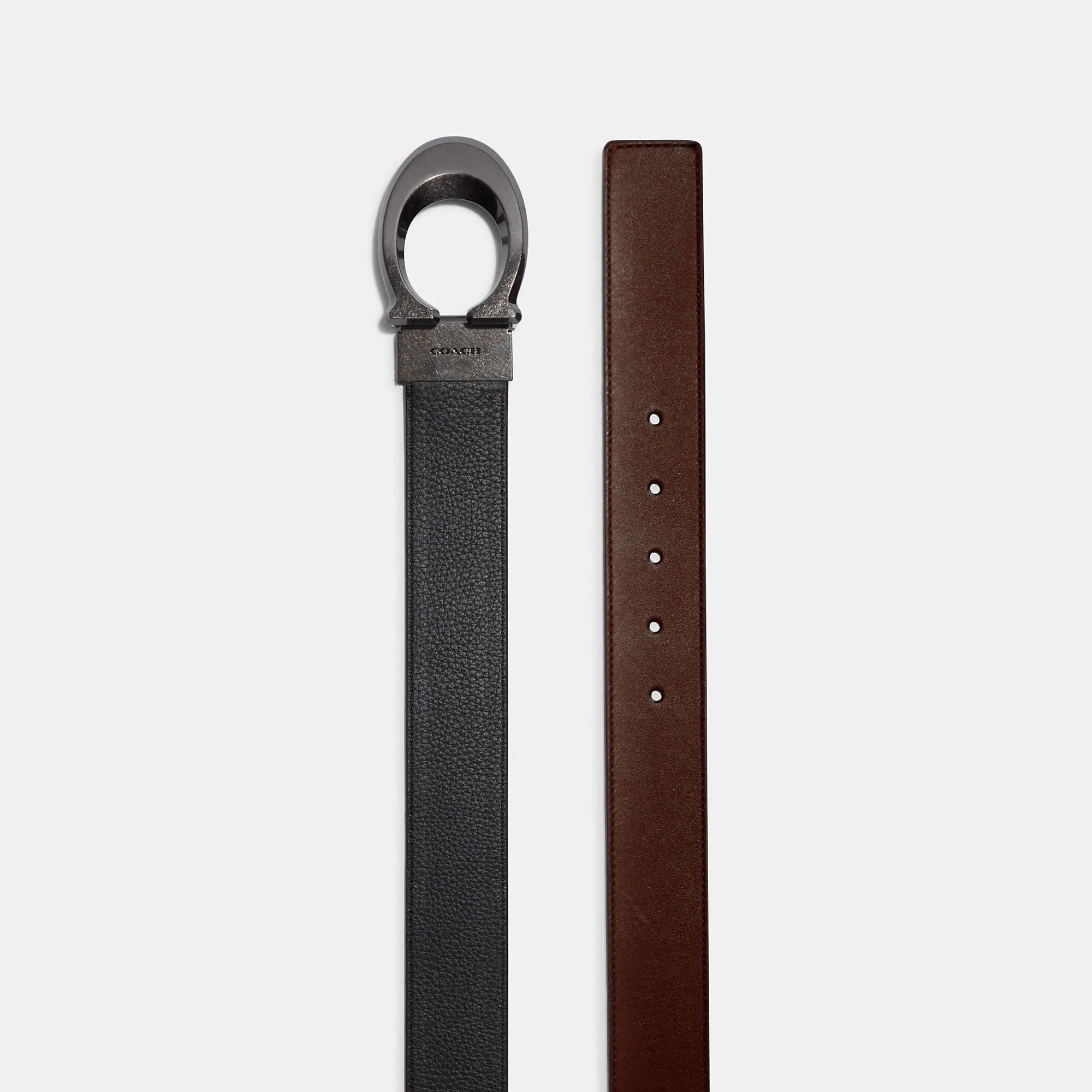 Coach Outlet Signature Buckle Cut To Size Reversible Belt, 38 Mm