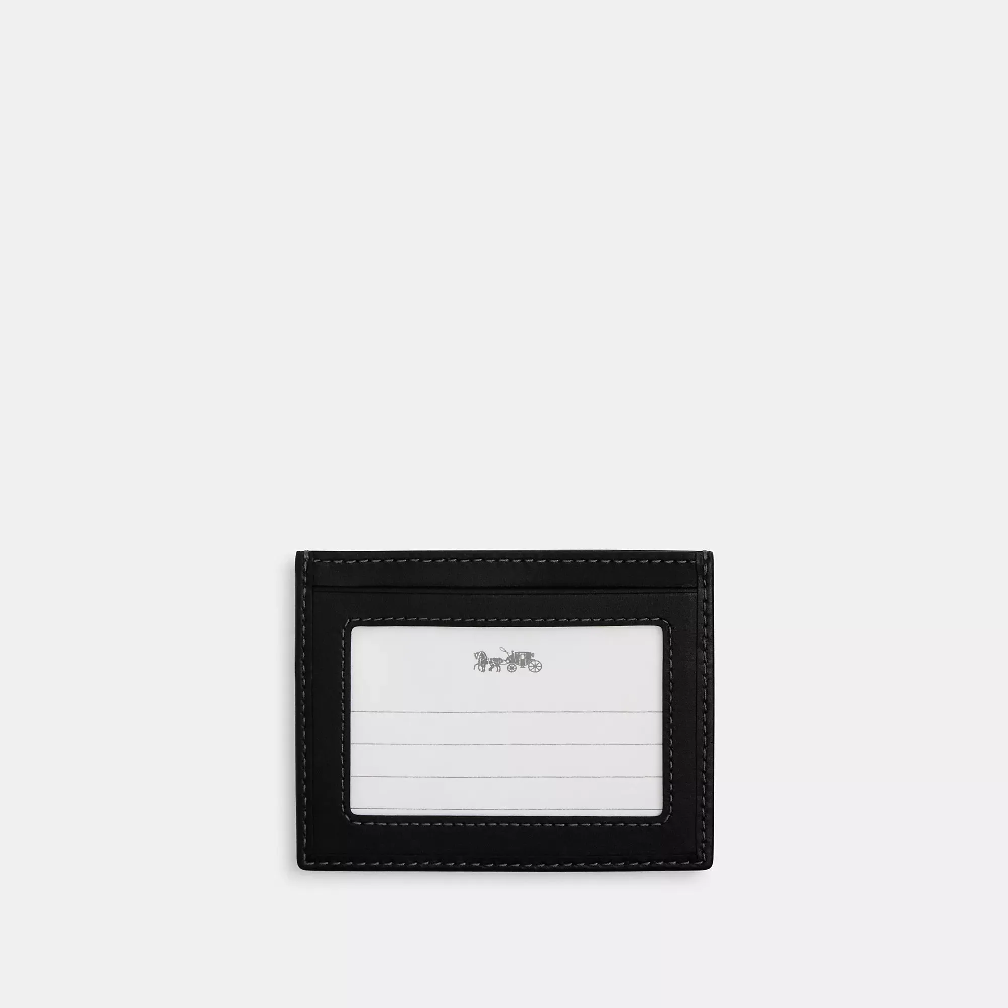 Coach Outlet Slim Id Card Case In Signature Denim