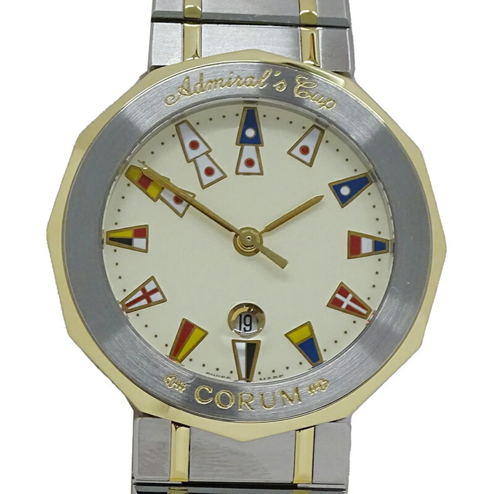 Corum Admiral's Cup Stainless Steel yellow gold Wristwatch (Pre-Owned)