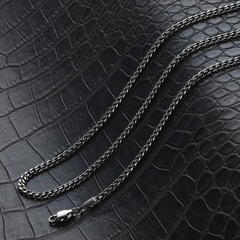 Crucible Los Angeles 3.5mm Stainless Steel Rounded Curb Chain 22 Inches
