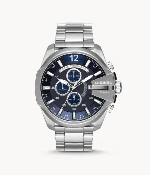 Diesel Men's Diesel Chief Series Chronograph, Silver Stainless Steel Watch