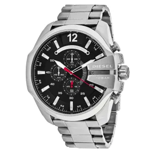 Diesel Men's Mega chief  Black Dial Watch