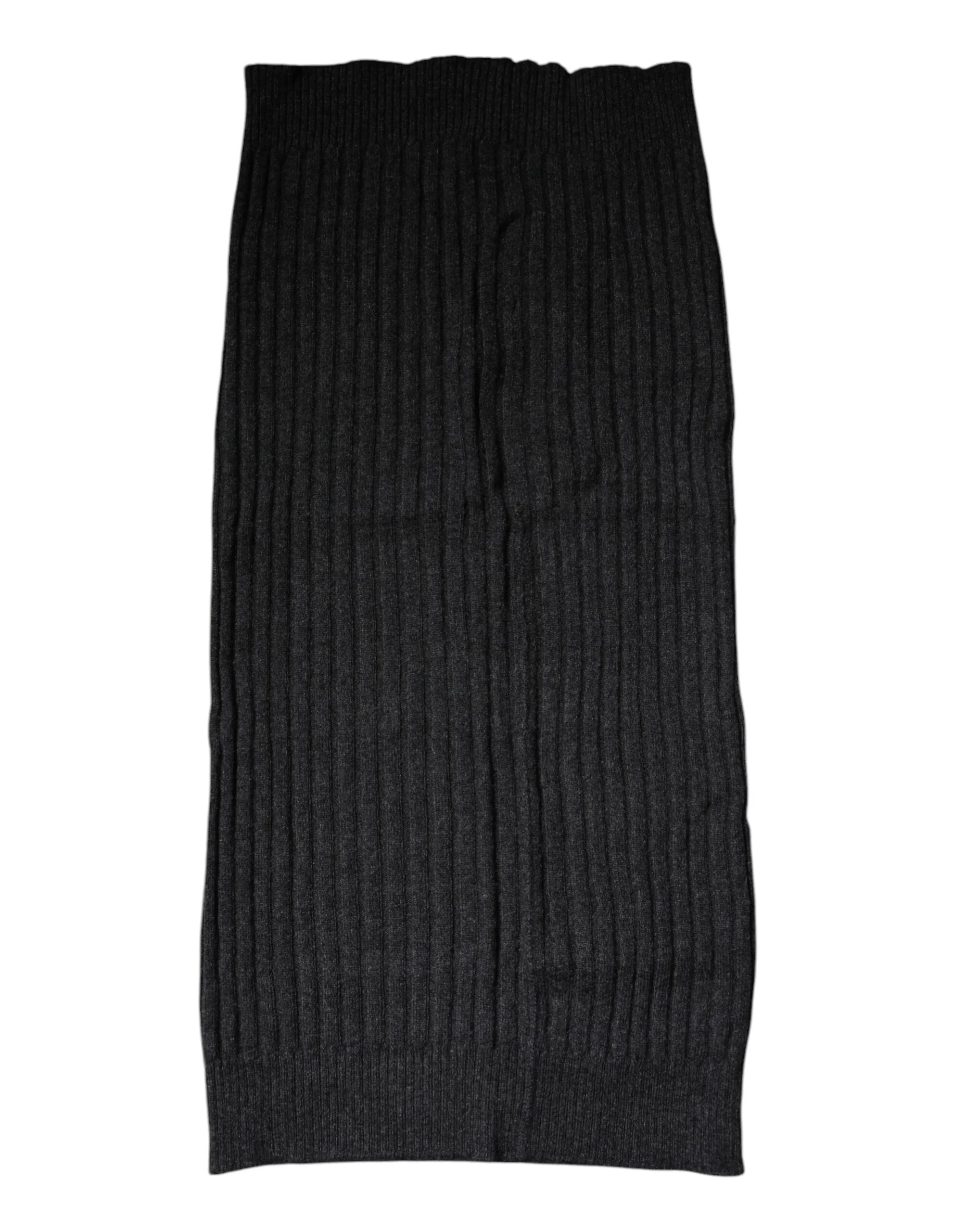 Dolce & Gabbana Cashmere Knitted Neck Warmer Foulard Men's Scarf