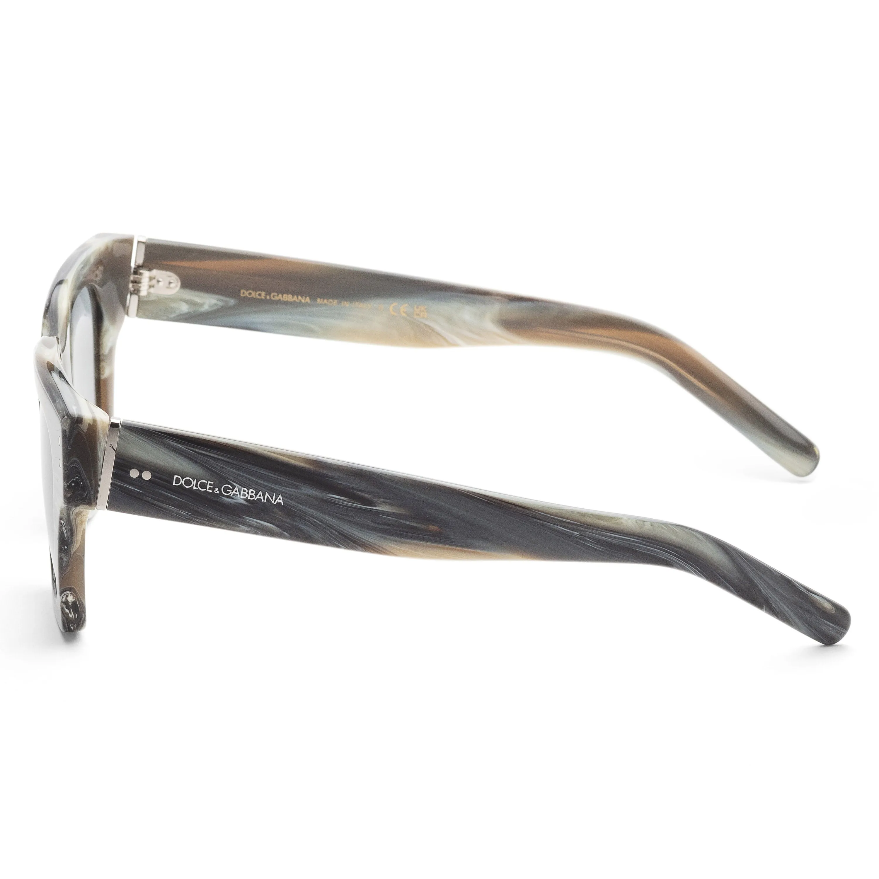 Dolce & Gabbana Men's 48mm Grey Horn Sunglasses