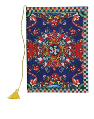 Dolce & Gabbana multi Polyester Carretto Siciliano Print Men's Notebook