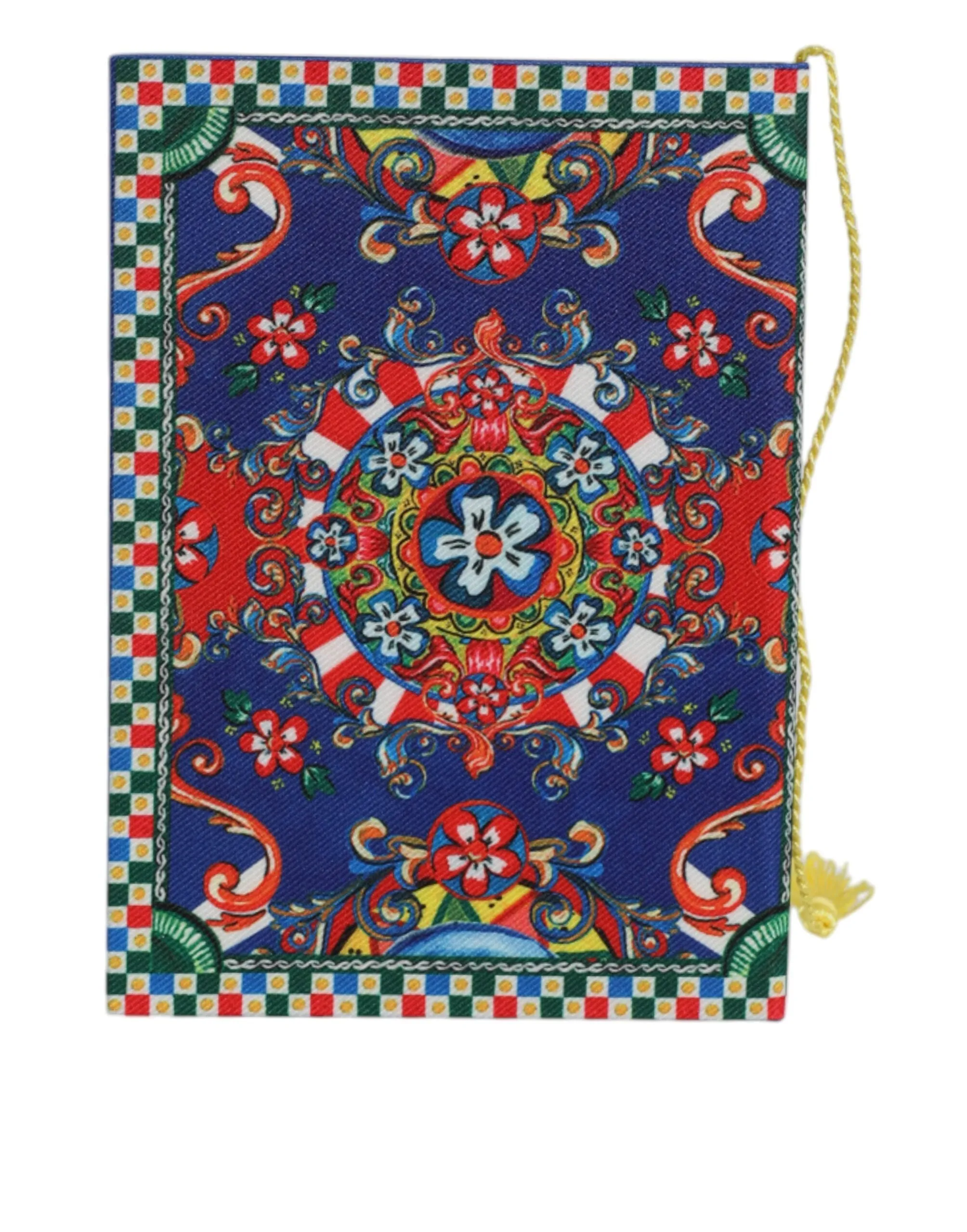 Dolce & Gabbana multi Polyester Carretto Siciliano Print Men's Notebook