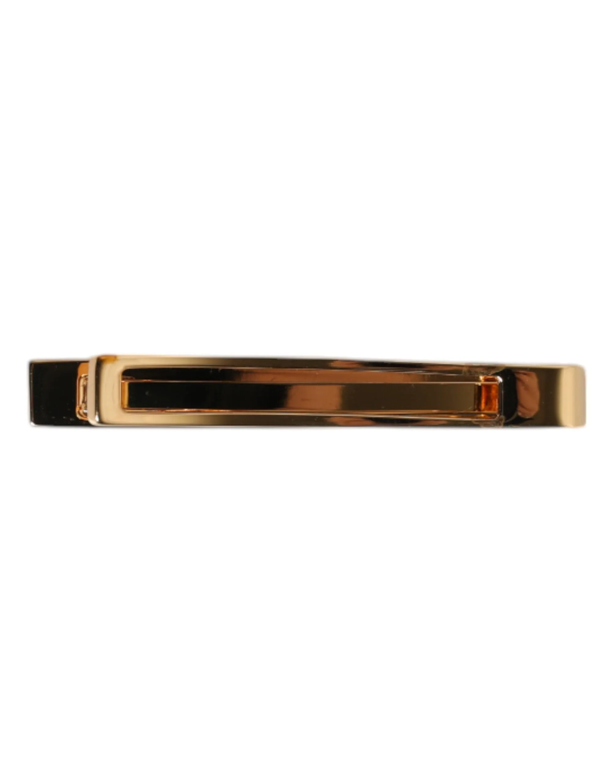 Dolce & Gabbana Tone Brass Logo Branded Tie Clip Men's Bar
